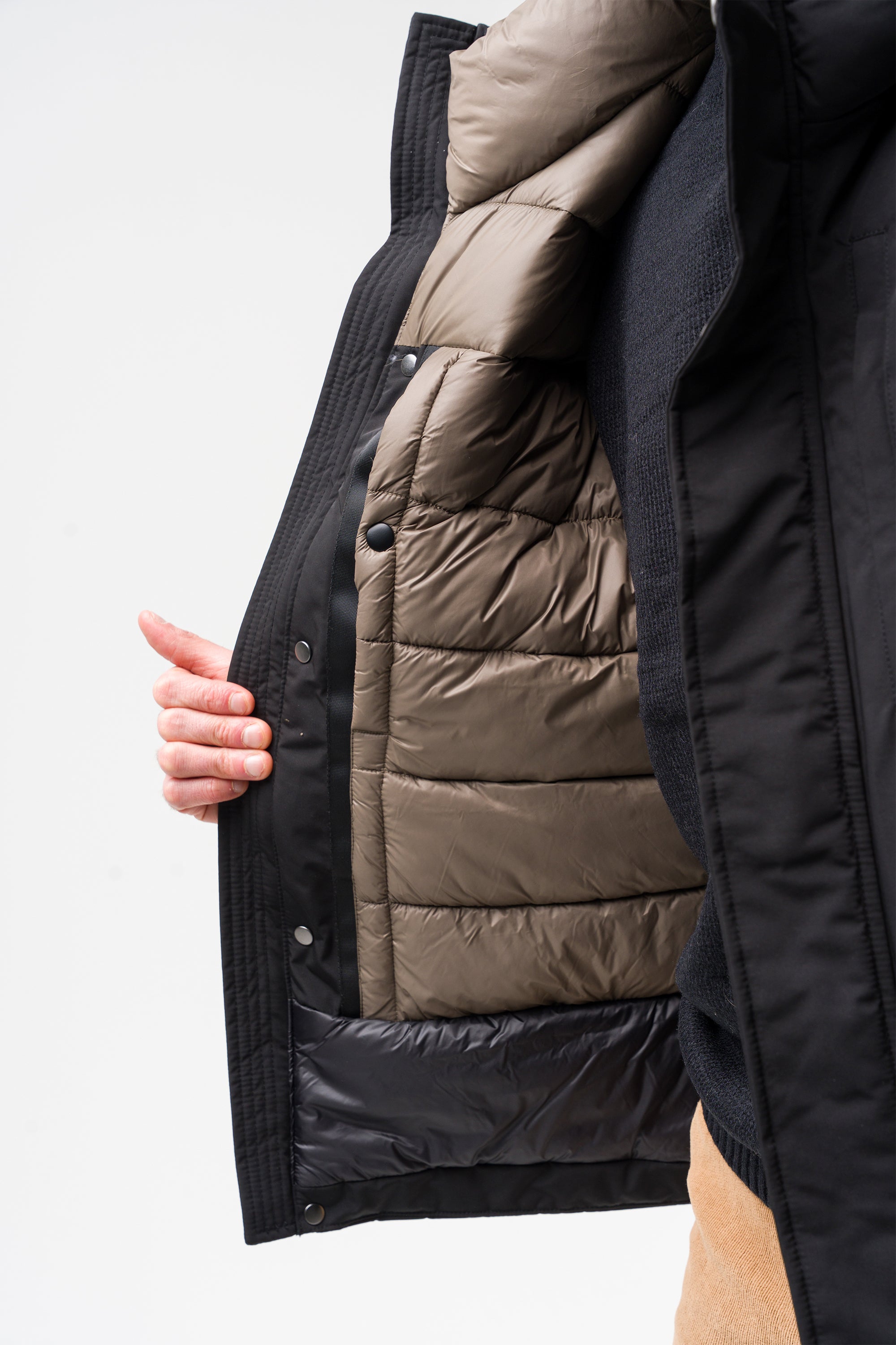 Padded Jacket With Patch Pockets